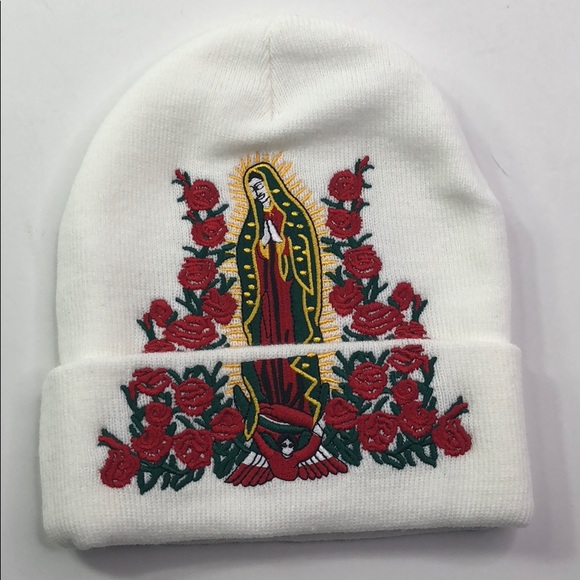supreme guadalupe beanie